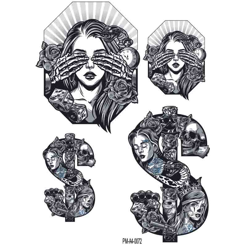 TREND KARIŞIK EKİPMAN KASK MOTORSİKLET STİCKER SETİ 07