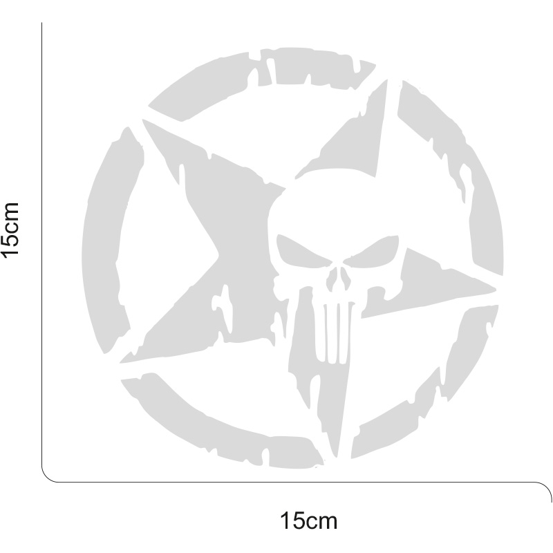 ARMY YILDIZ NİKELAJ 2 Lİ STİCKER 3