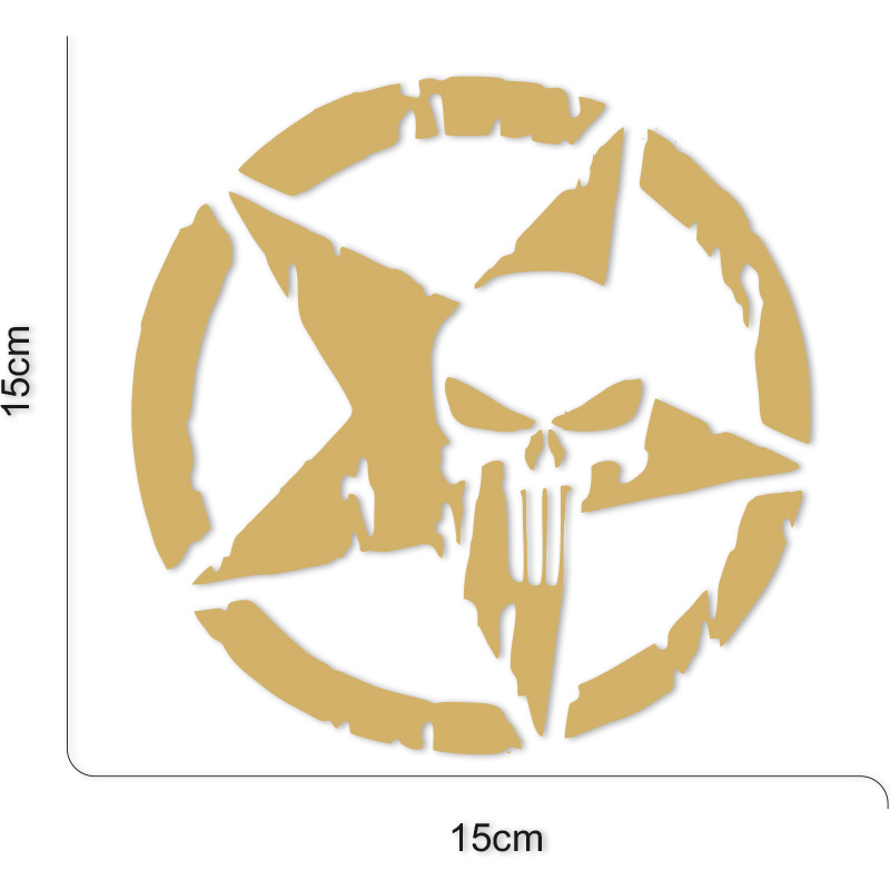 ARMY YILDIZ GOLD 2 Lİ STİCKER 4