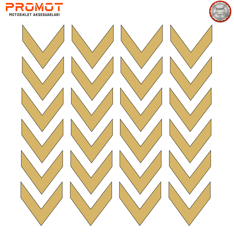 CG SAKAL ŞERİDİ OK MODELİ GOLD