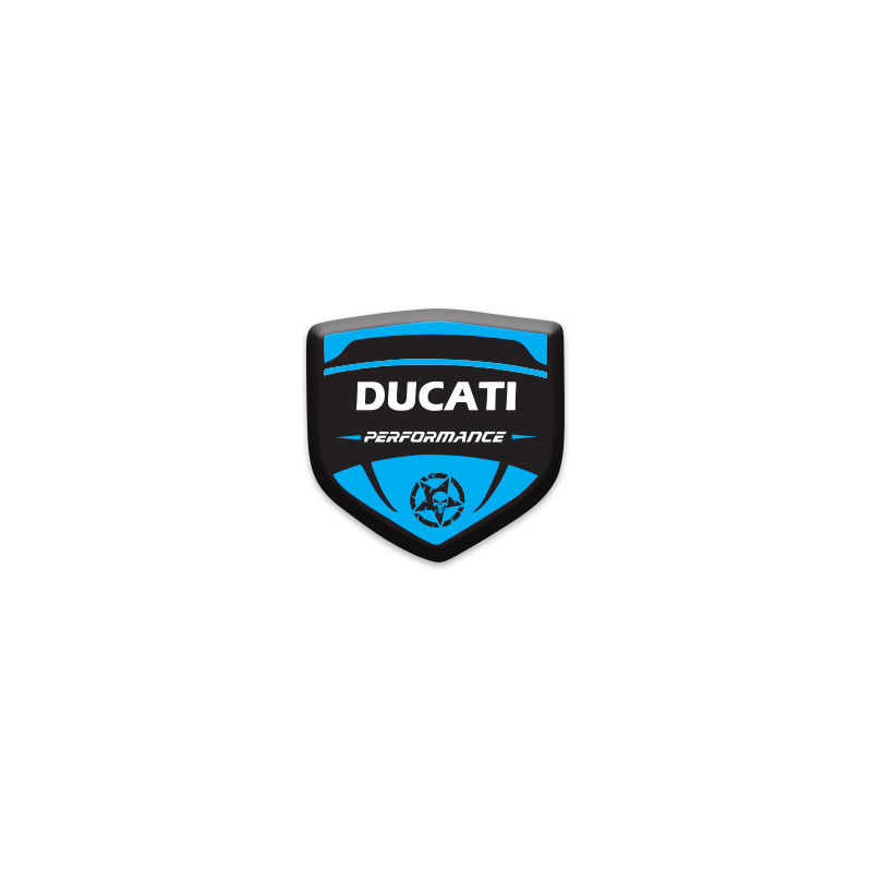 DUCATI LOGOLU 3D KABARTMALI SİPERLİK CAMI STİCKER 4