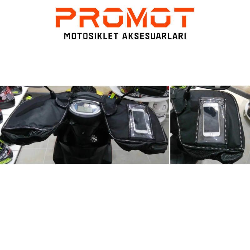 ÜNİVERSAL SCOOTER ELCİK KORUMA TELEFON TUTUCULU