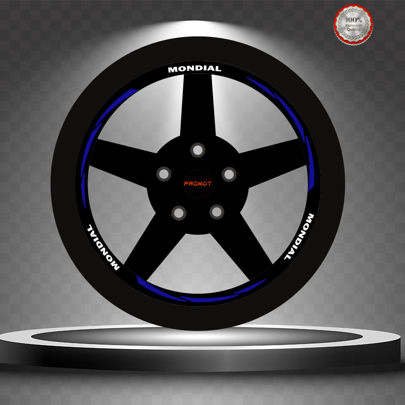 MONDİAL REKLEFTİF MAVİ 3 PARÇALI JANT ŞERİDİ