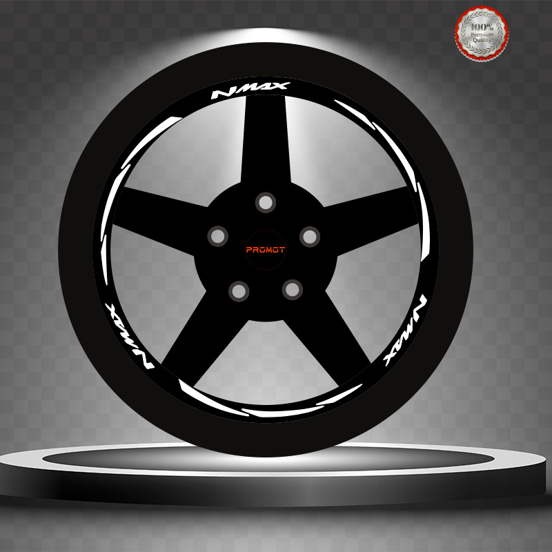 NMAX REKLEFTİF BEYAZ 3 PARÇALI JANT ŞERİDİ