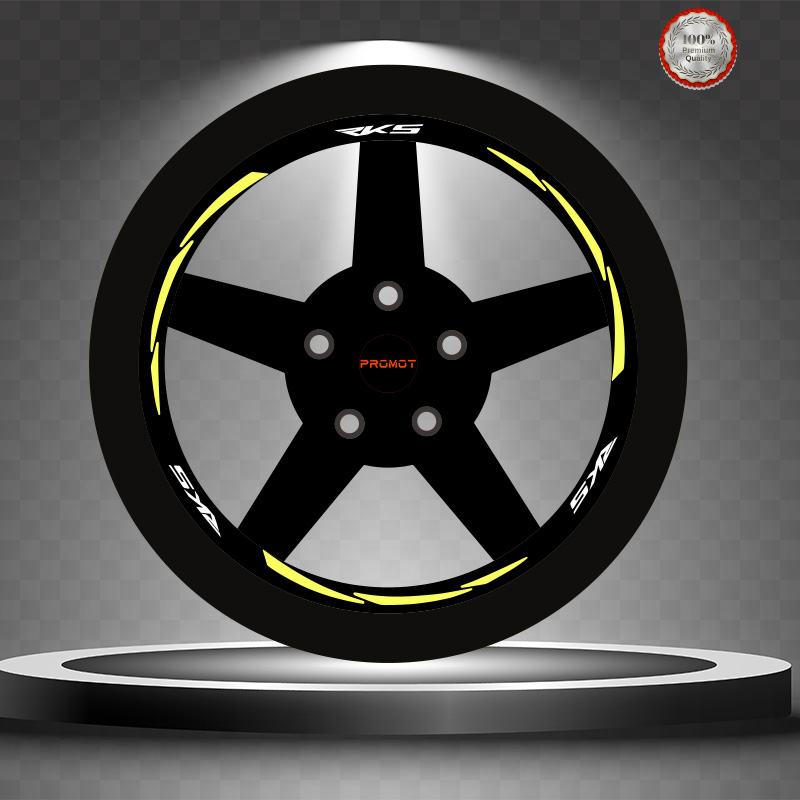 RKS REKLEFTİF SARI 3 PARÇALI JANT ŞERİDİ