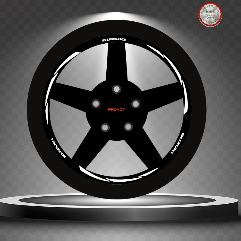 SUZUKİ REKLEFTİF BEYAZ 3 PARÇALI JANT ŞERİDİ