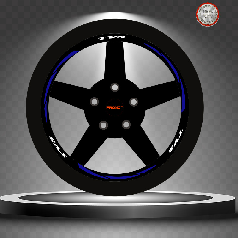 TVS REKLEFTİF MAVİ 3 PARÇALI JANT ŞERİDİ