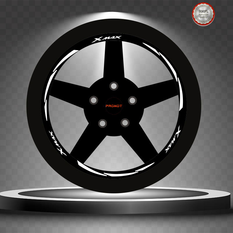 XMAX REKLEFTİF BEYAZ 3 PARÇALI JANT ŞERİDİ