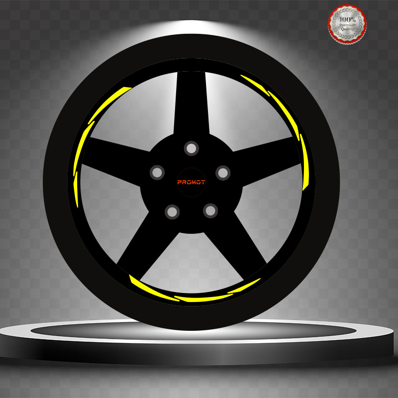 ÜNİVERSAL REKLEFTİF SARI 3 PARÇALI JANT ŞERİDİ