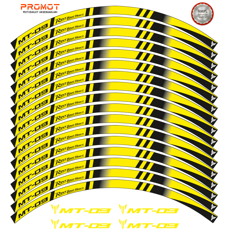 YAMAHA MT 09 UYUMLU JANT ŞERİDİ 6