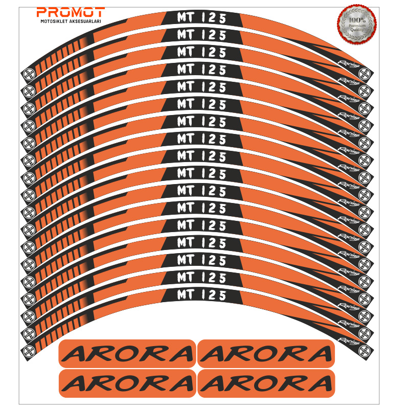 ARORA MT 125 UYUMLU JANT ŞERİDİ 5