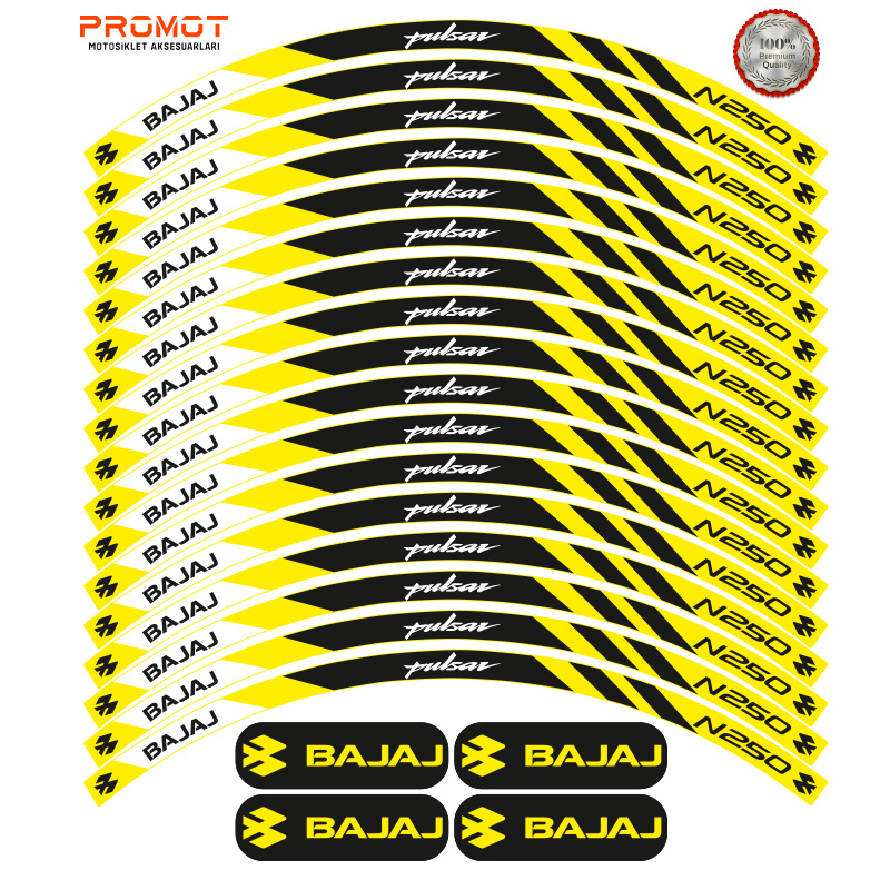 BAJAJ PULSAR N250 UYUMLU JANT ŞERİDİ 10