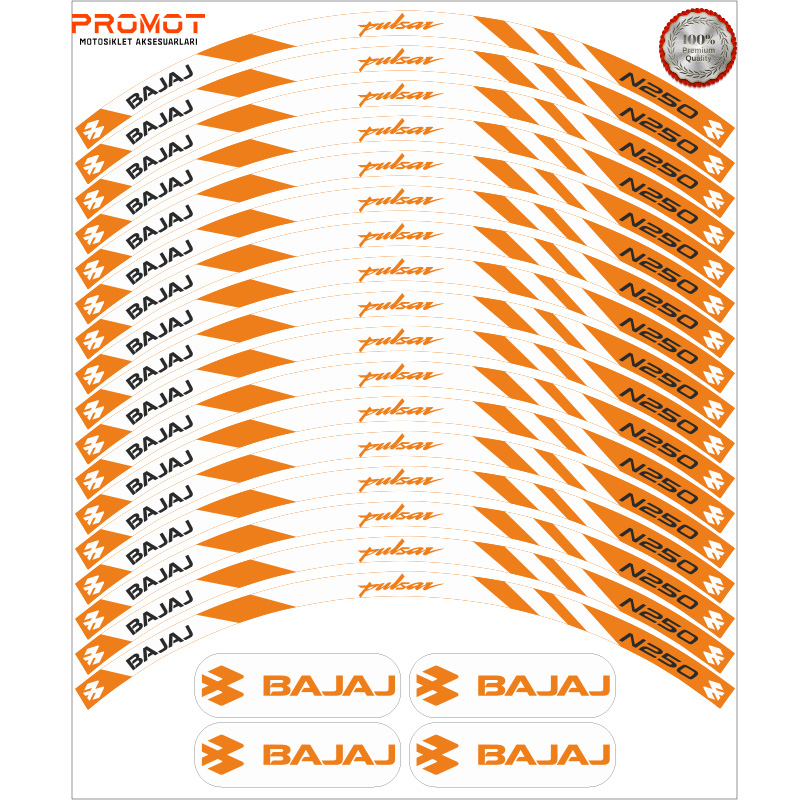 BAJAJ PULSAR N250 UYUMLU JANT ŞERİDİ 4