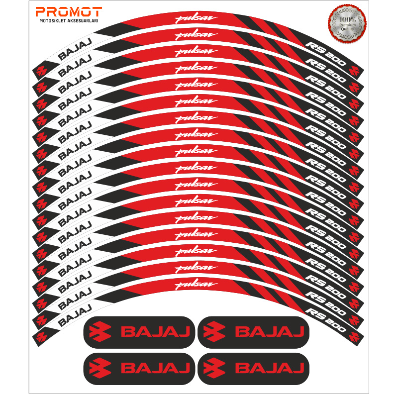BAJAJ PULSAR RS 200 UYUMLU JANT ŞERİDİ 2