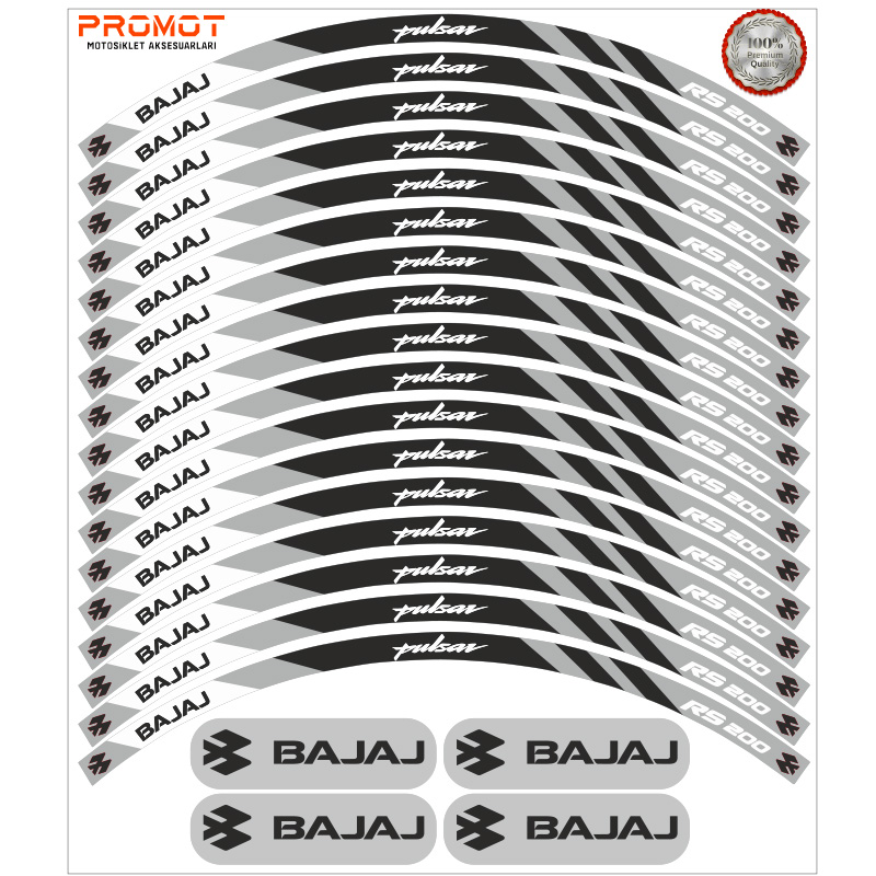 BAJAJ PULSAR RS 200 UYUMLU JANT ŞERİDİ 7