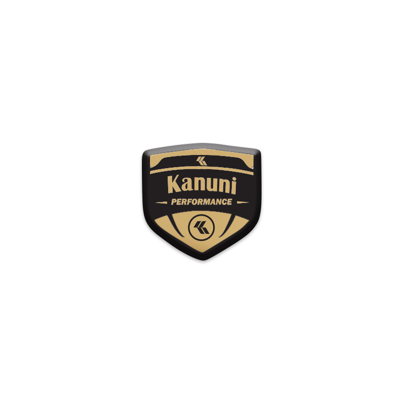 KANUNİ LOGOLU 3D KABARTMALI SİPERLİK CAMI STİCKER 5