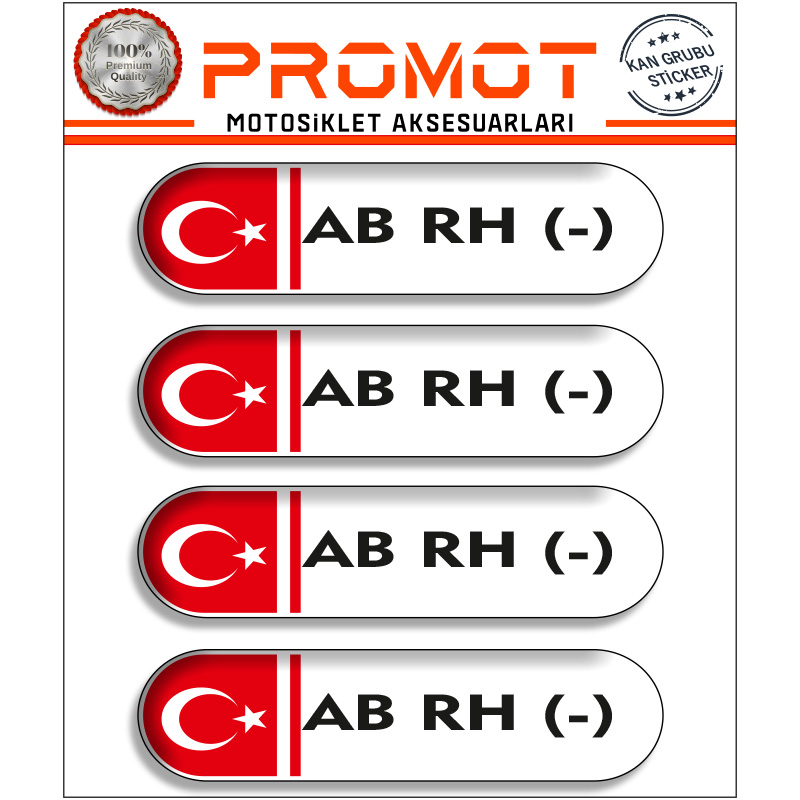 KAN GRUBU 3D STİCKER 4'LÜ