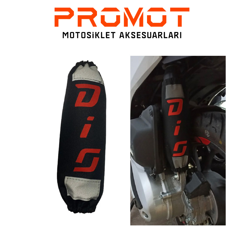 HONDA DİO KIRMIZI AMORTİSÖR KILIFI REFLEKTÖRLÜ