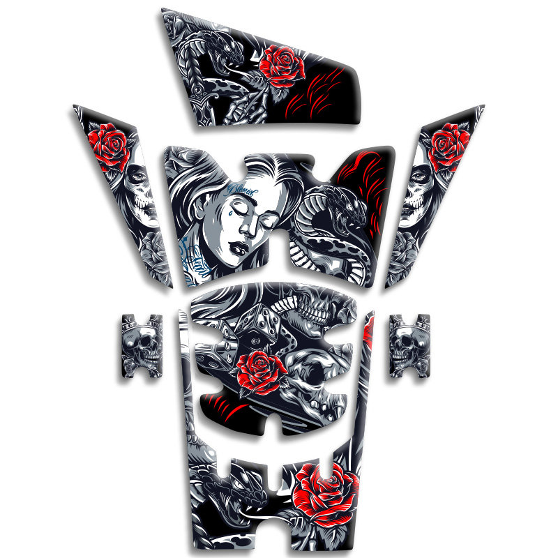 HONDA PCX TANK PAD SET 2025 MODEL 8 PARÇA 003