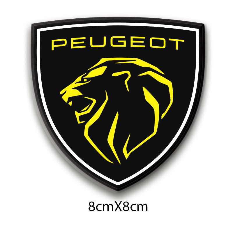 PEUGEOT 3D DAMLA 2 Lİ STİCKER LOGO 3