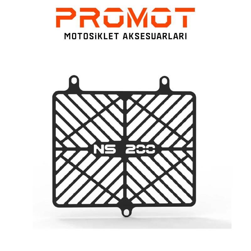 BAJAJ PULSAR NS 200 SİYAH RADYATÖR KORUMA 2014/2024 UYUMLU