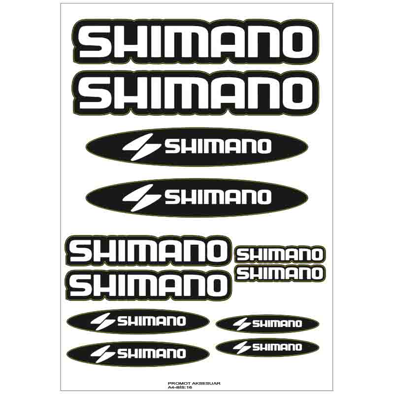 SHIMANO BİSİKLET KADRO STİCKER SETİ 04