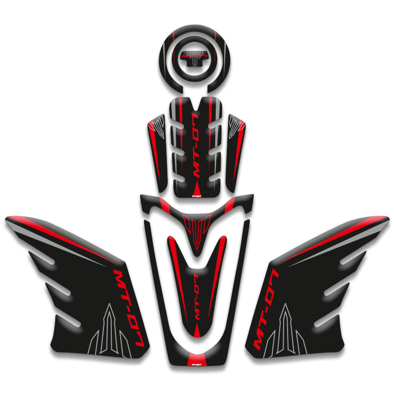 YAMAHA MT07 TANK PAD SET (2021/2024) UYUMLU 01