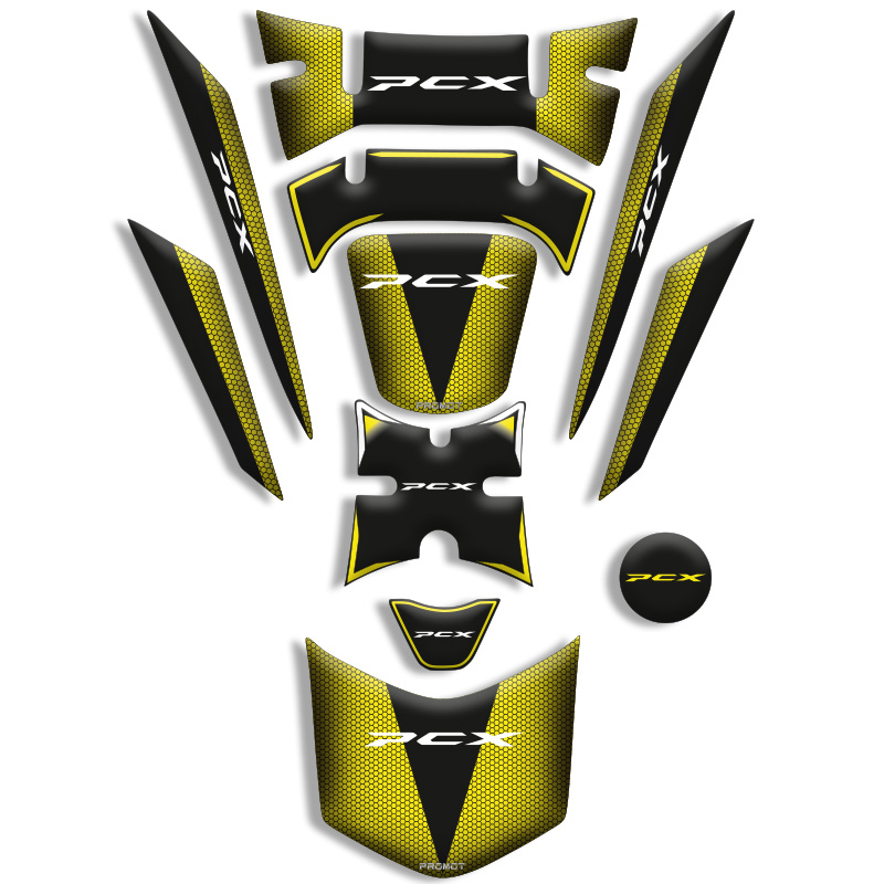 HONDA PCX TANK PAD SET (2018/2020) UYUMLU 03