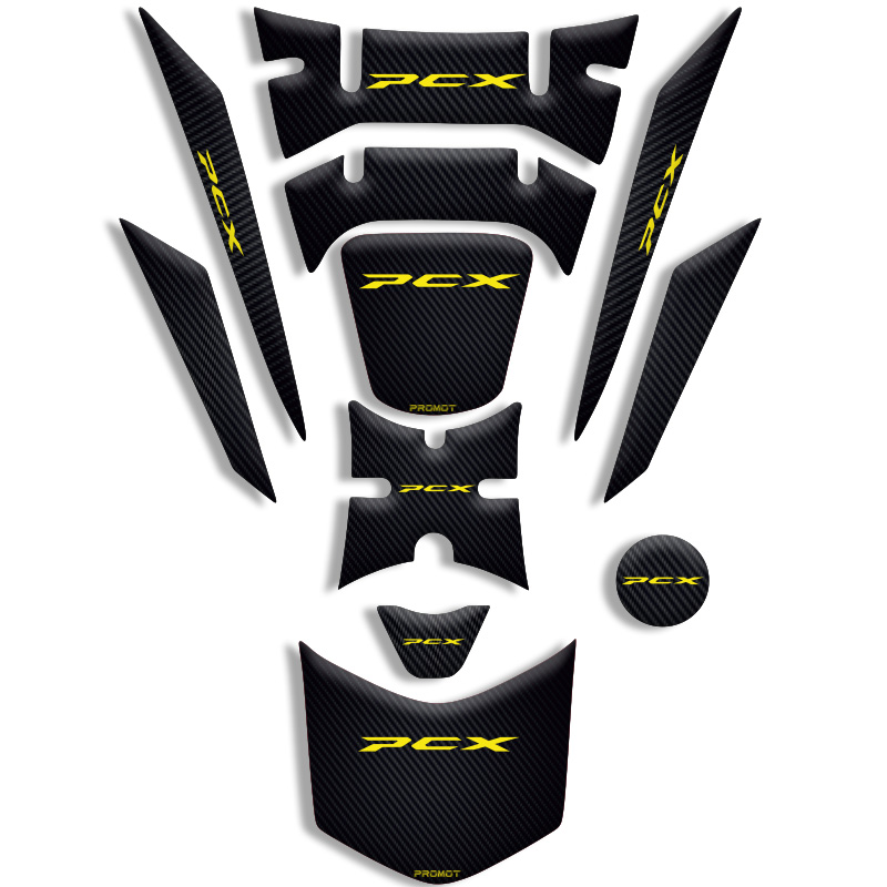 HONDA PCX TANK PAD SET (2018/2020) UYUMLU 07