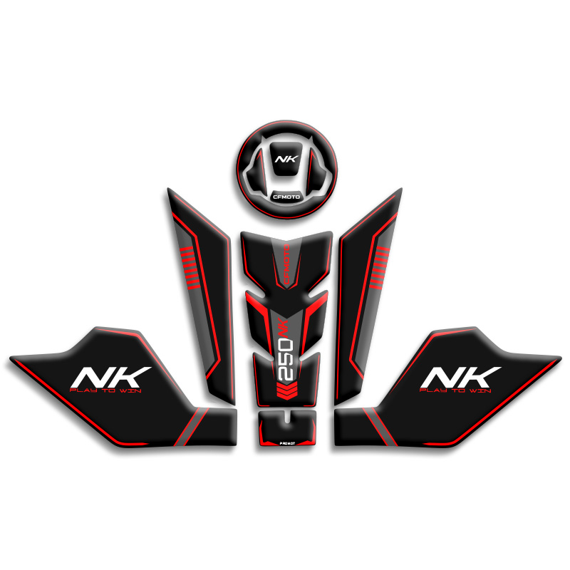 CF MOTO 250 NK TANK PAD SET (2023/2024) UYUMLU 03