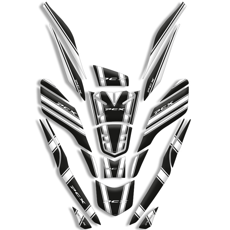 HONDA PCX TANK PAD SET (2021/2024) UYUMLU 11