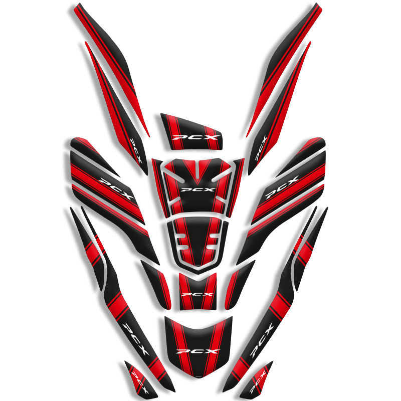 HONDA PCX TANK PAD SET (2021/2024) UYUMLU 7