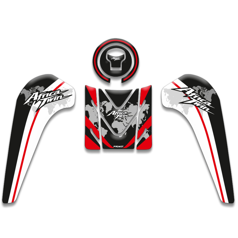 HONDA AFRİCA TWİN TANK PAD SET (2016/2024) UYUMLU 02