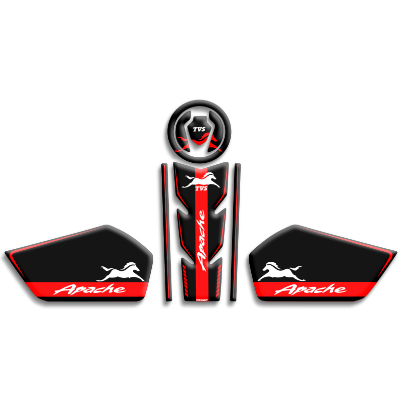 TVS APACHE TANK PAD SET 05