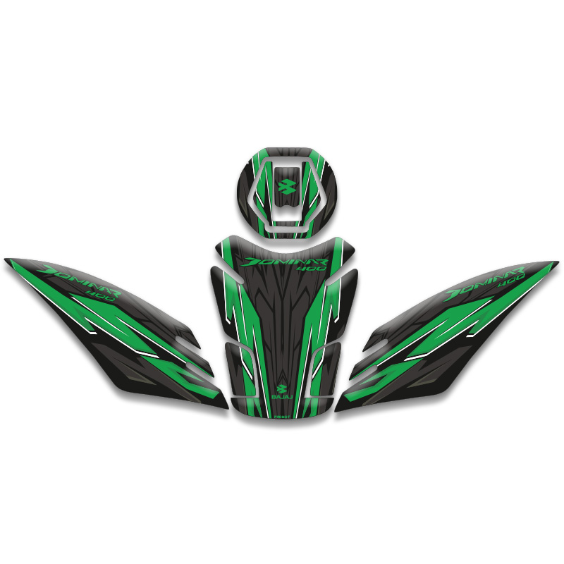 BAJAJ DOMiNAR 400 TANK PAD SET (2020/2024) UYUMLU 01