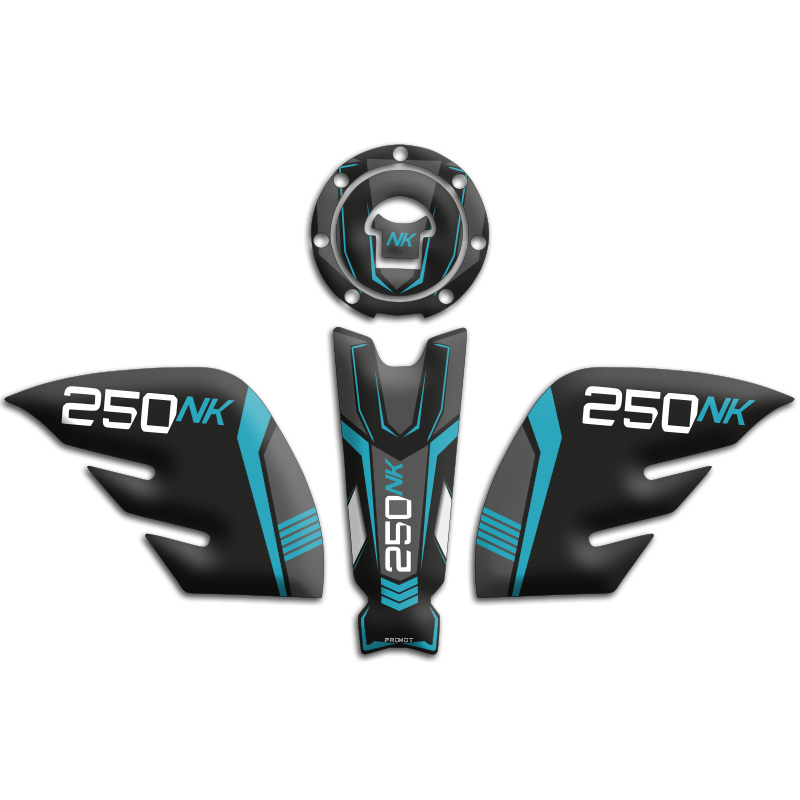 CF MOTO 250 NK TANK PAD SET (2018/2022) UYUMLU 03