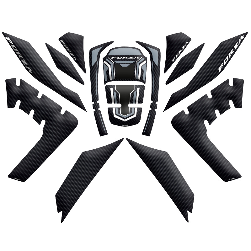 HONDA FORZA TANK PAD SET (2018/2020) UYUMLU 02