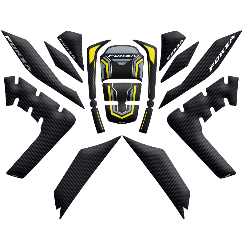 HONDA FORZA TANK PAD SET (2018/2020) UYUMLU 04