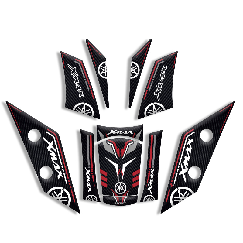 YAMAHA XMAX TANK PAD SET (2018 - 2022) UYUMLU 01
