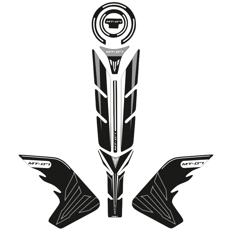 YAMAHA MT07 TANK PAD SET (2018/2020) UYUMLU 02