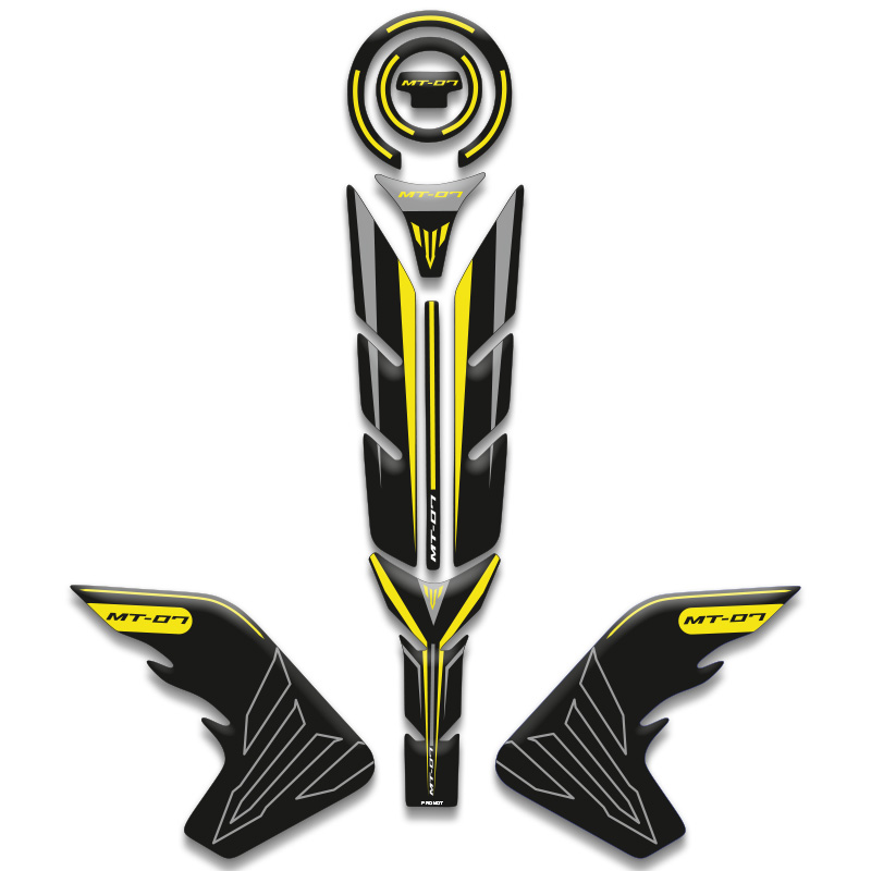 YAMAHA MT07 TANK PAD SET (2018/2020) UYUMLU 04