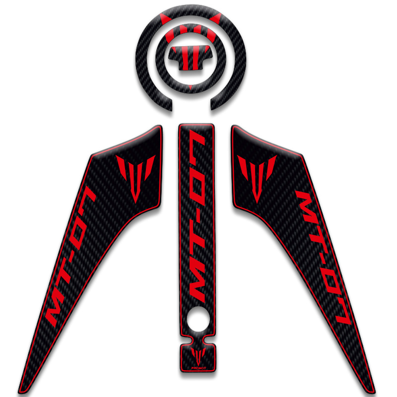 YAMAHA MT07 TANK PAD SET (2014/2017) UYUMLU 02