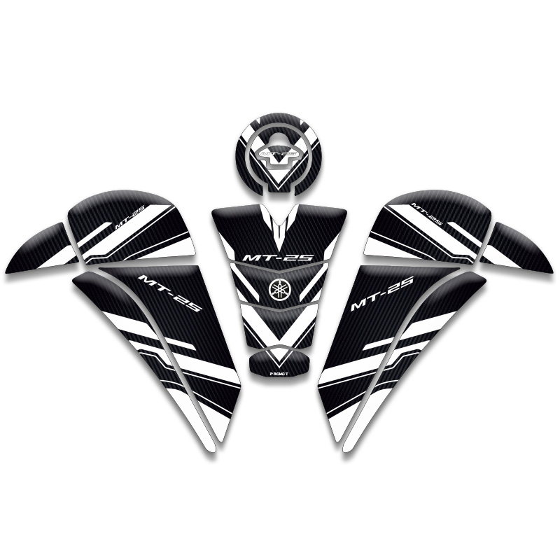 YAMAHA MT25 TANK PAD SET (2020/2024) UYUMLU 05