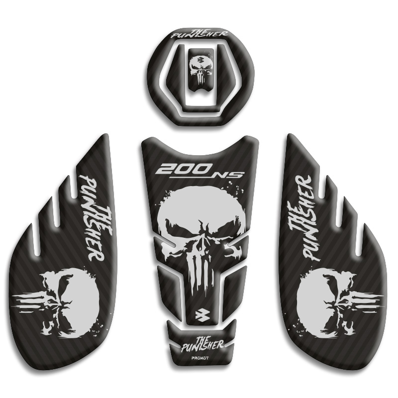 BAJAJ PULSAR NS200 TANK PAD SET 04