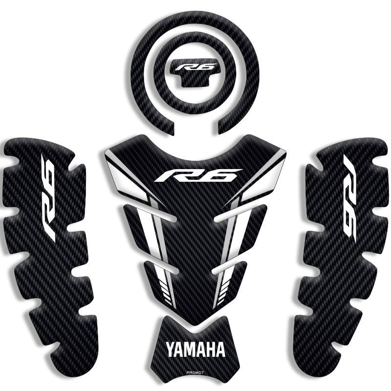 YAMAHA R6 TANK PAD SET 02