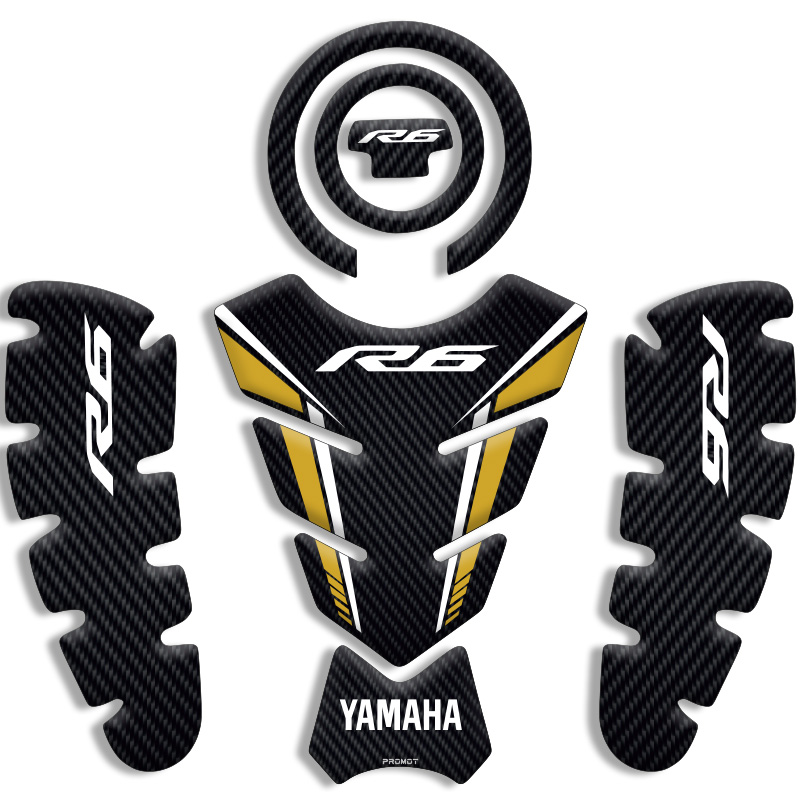 YAMAHA R6 TANK PAD SET 04