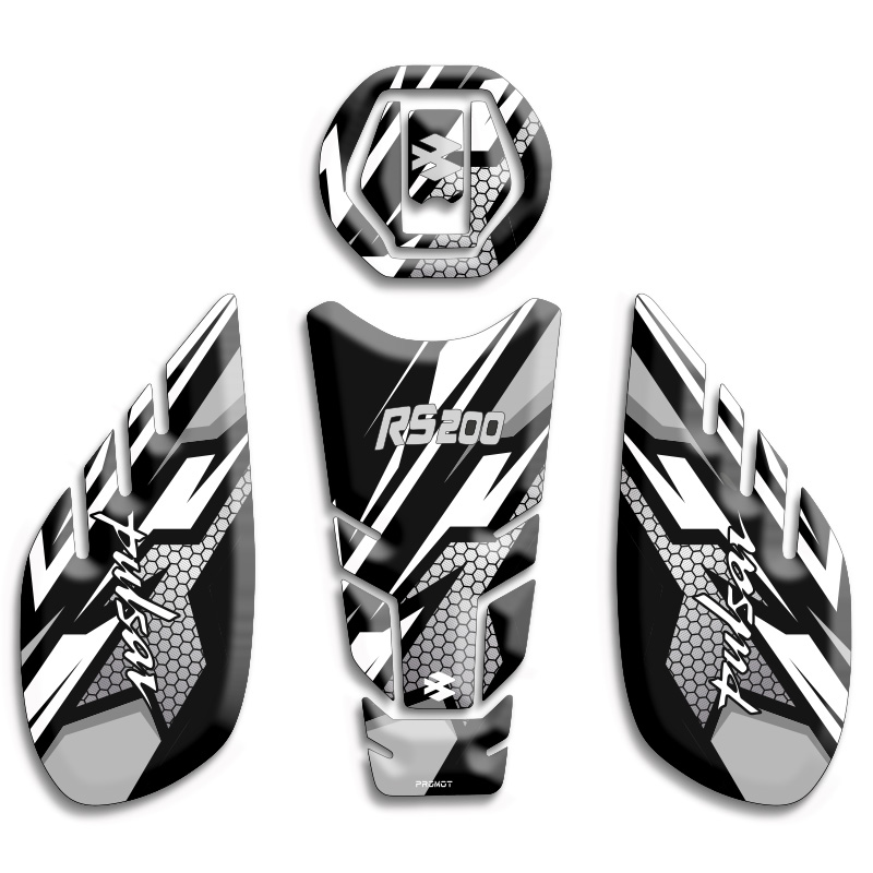 BAJAJ PULSAR RS200 TANK PAD SET 01