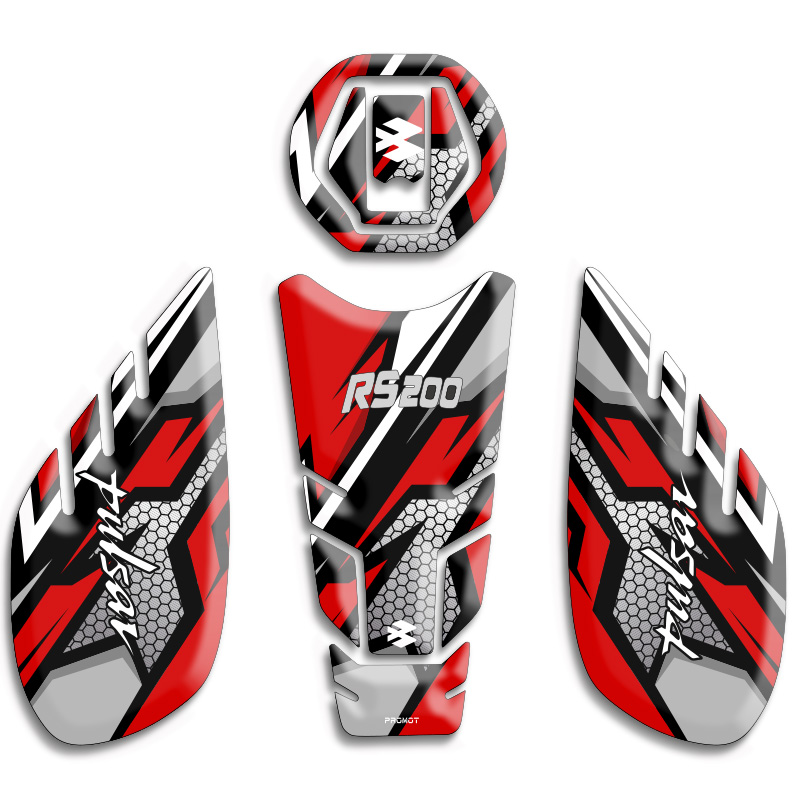 BAJAJ PULSAR RS200 TANK PAD SET 03