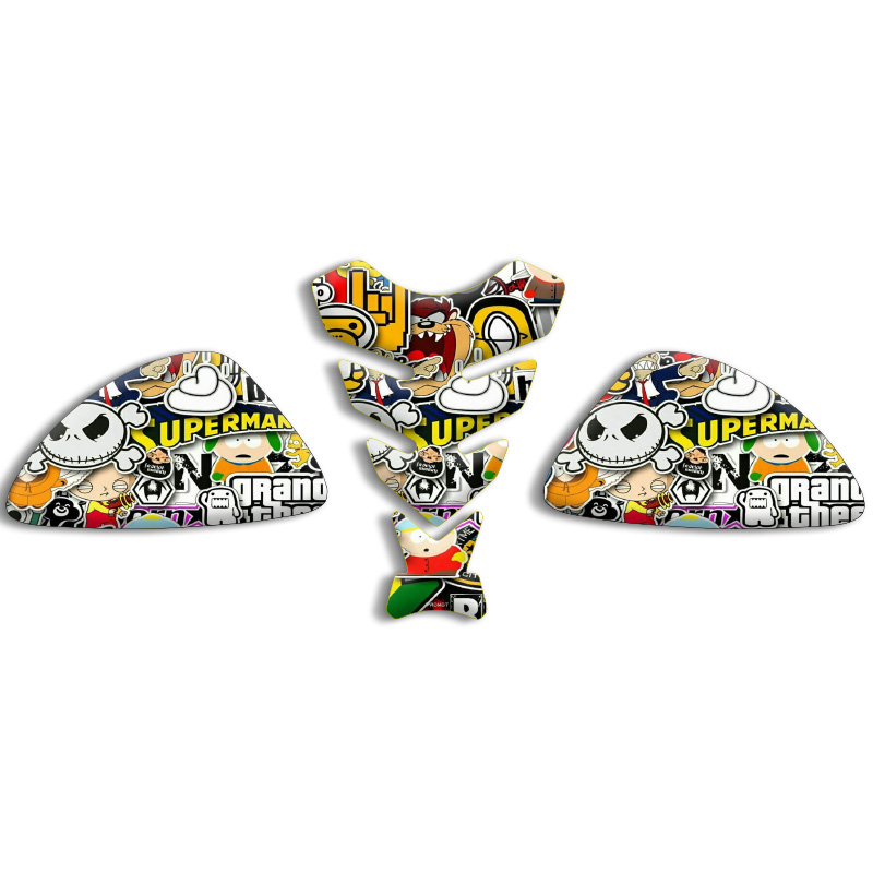 ÜNİVERSAL TANK PAD SET HELLO FLASH TASARIM 02