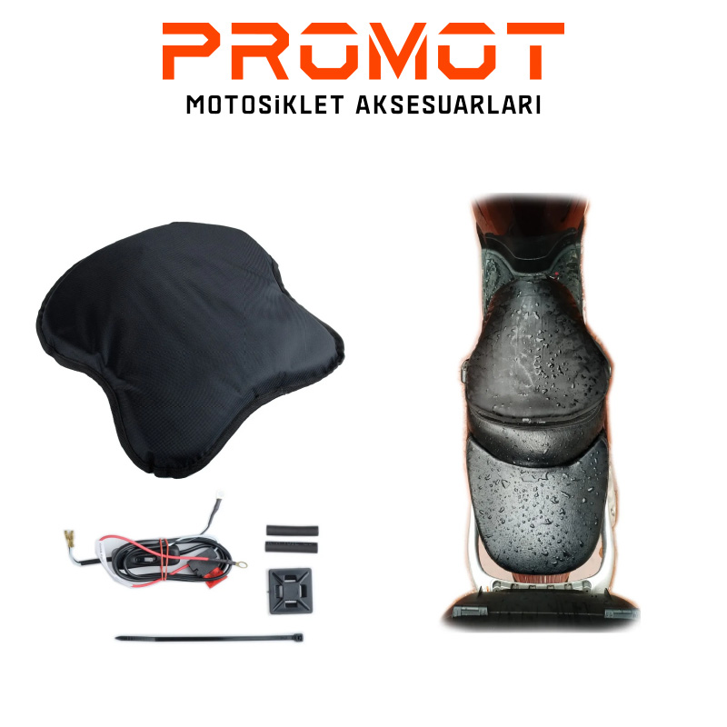 Üniversal Motorsiklet Sele Isıtıcı Pad 12v